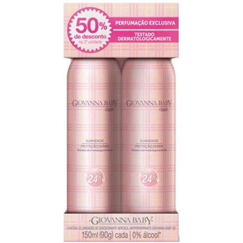 Desodorante Aerosol Giovanna Baby 150ml C/2