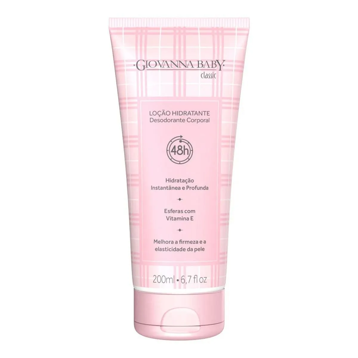 Loção Desodorante Hidratante Corporal Classic Giovanna Baby Bisnaga 200ml