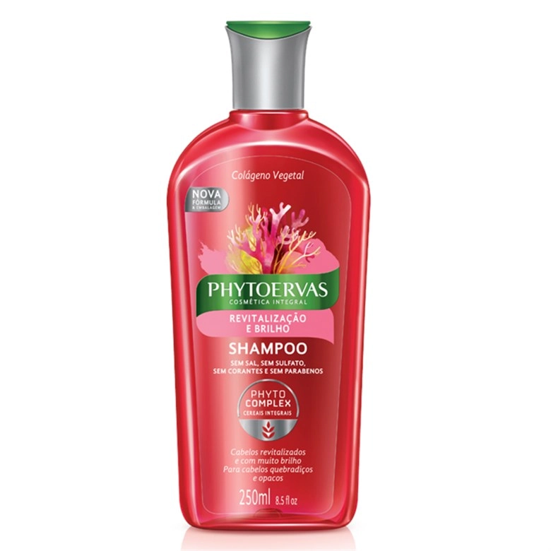 Shampoo Uso Diário Phytoervas 250ml Revitalização E Brilho Unit