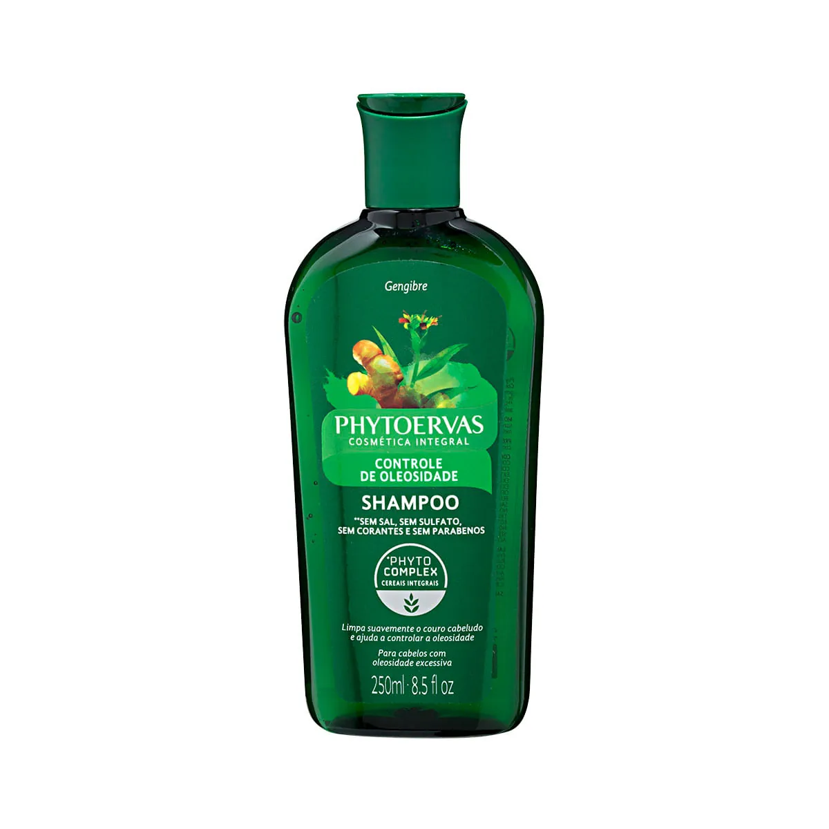 Shampoo PHYTOERVAS de Gengibre Contra Oleosidade 250ml