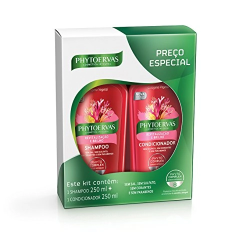 Kit Sh Co Phytoervas 250ml Revitalização E Brilho Unit