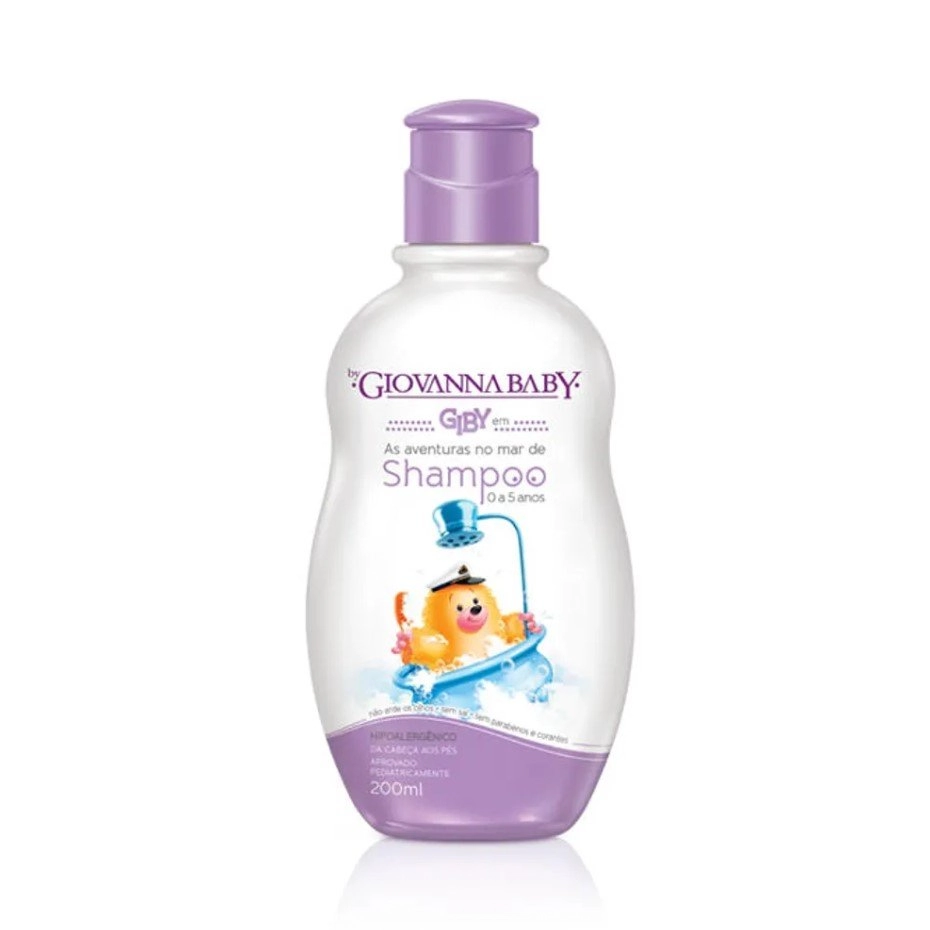 Shampoo Infantil Giby Em As Aventuras No Mar De Shampoo Giovanna Baby