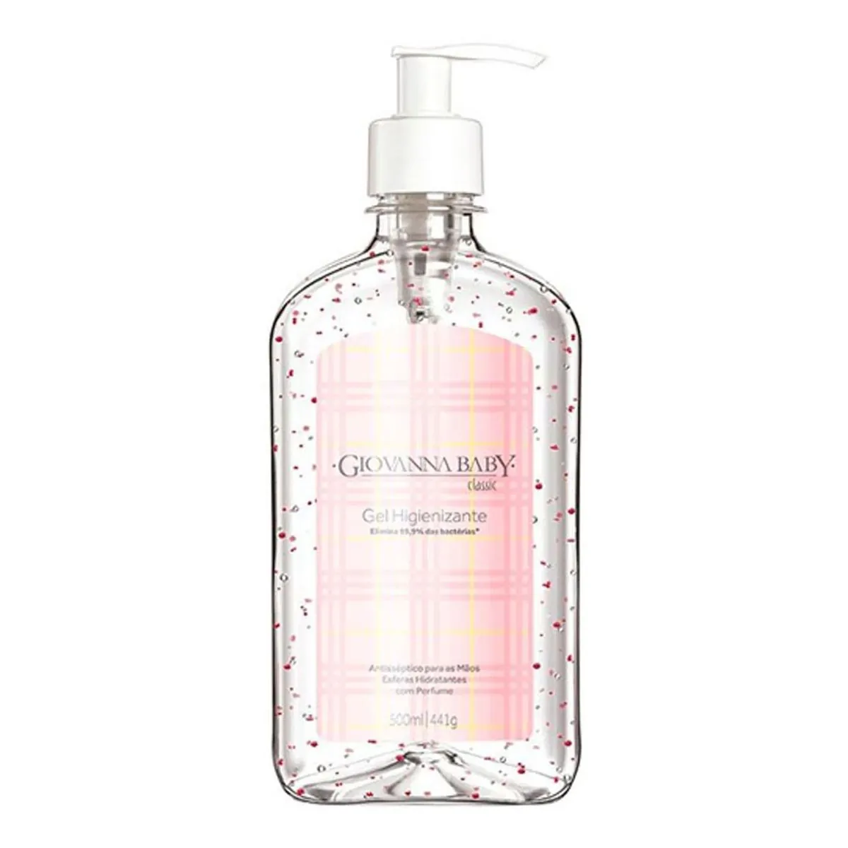 Álcool Em Gel Para As Mãos GIOVANNA BABY Classic Frasco 500ml