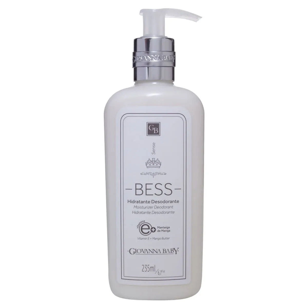 Loção Hidratante Desodorante Bess Sense Giovanna Baby 235ml