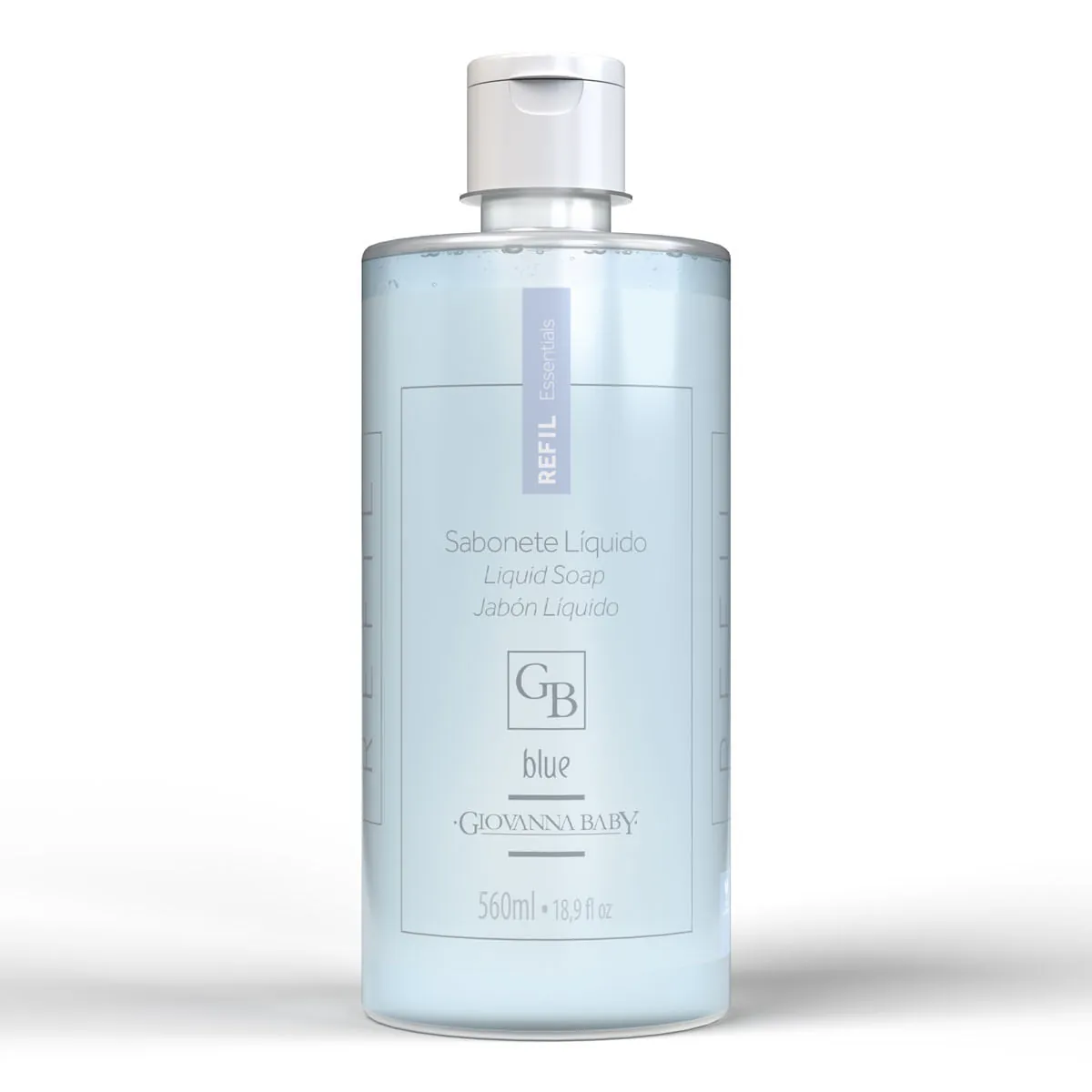 Refil Sabonete Líquido Giovanna Baby Essentials Blue 560ml