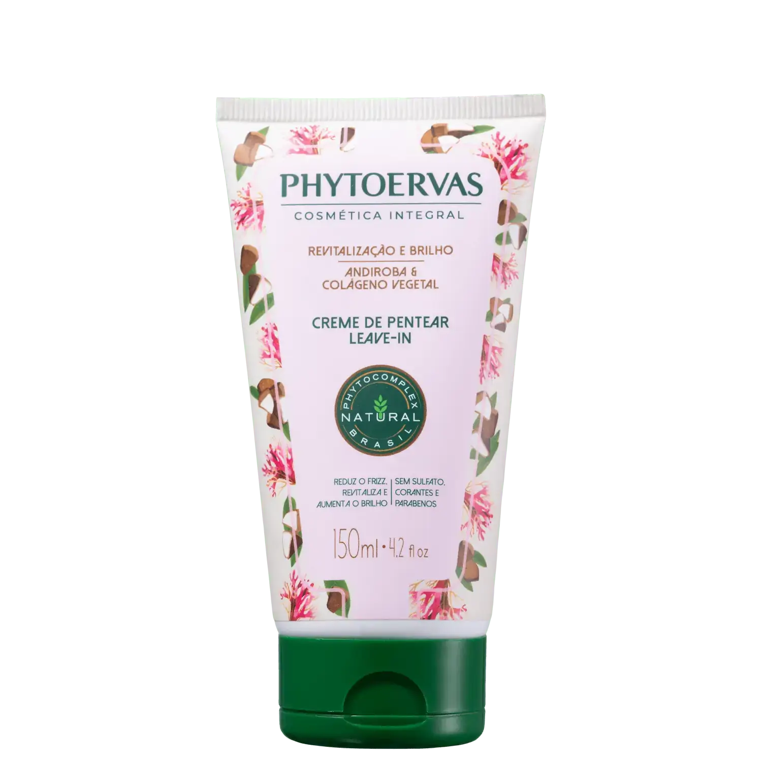 Creme Para Pentear Phytoervas Revitalização E Brilho Bisnaga 150ml