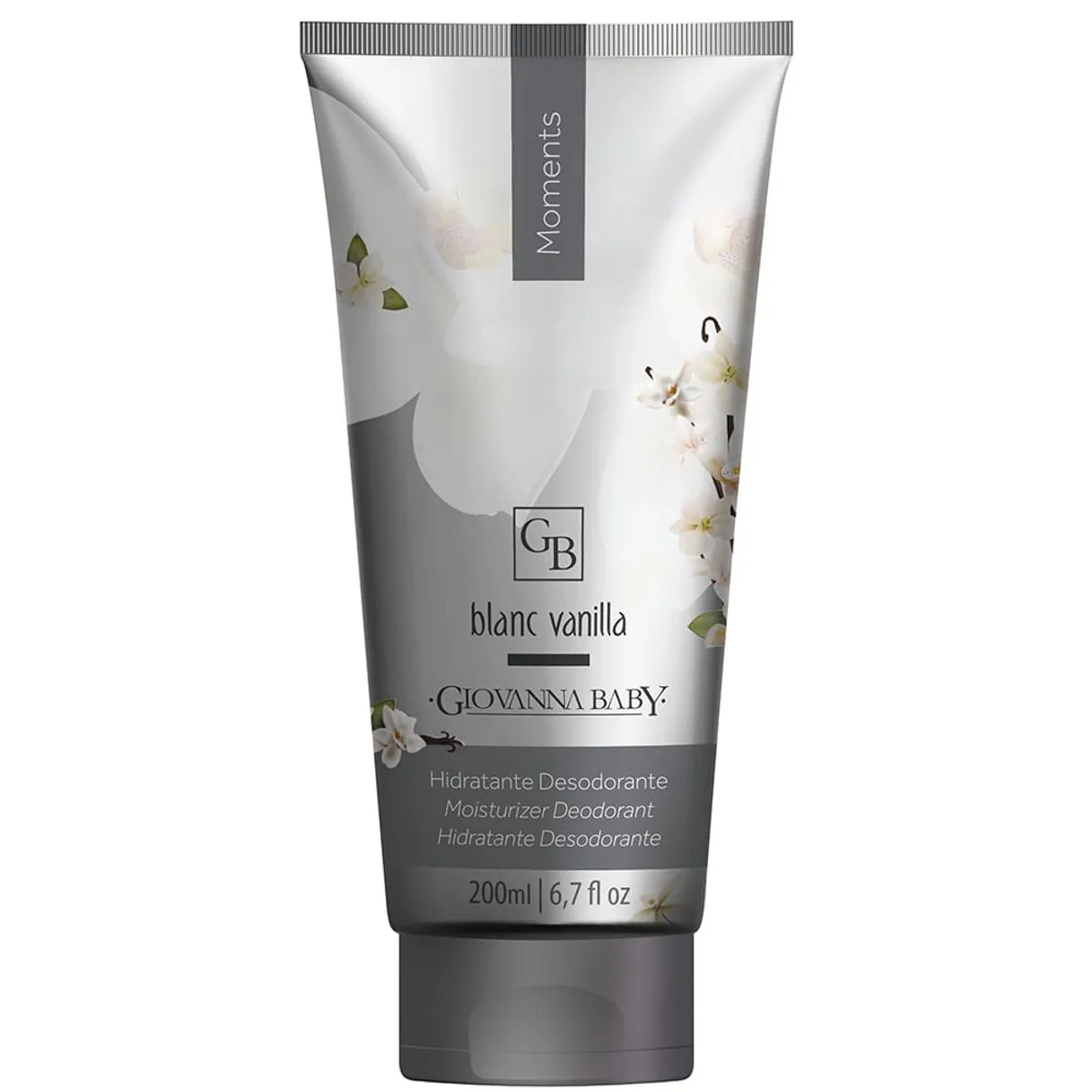 Loção Hidratante Desodorante Giovanna Baby Moments Blanc Vanilla 200ml