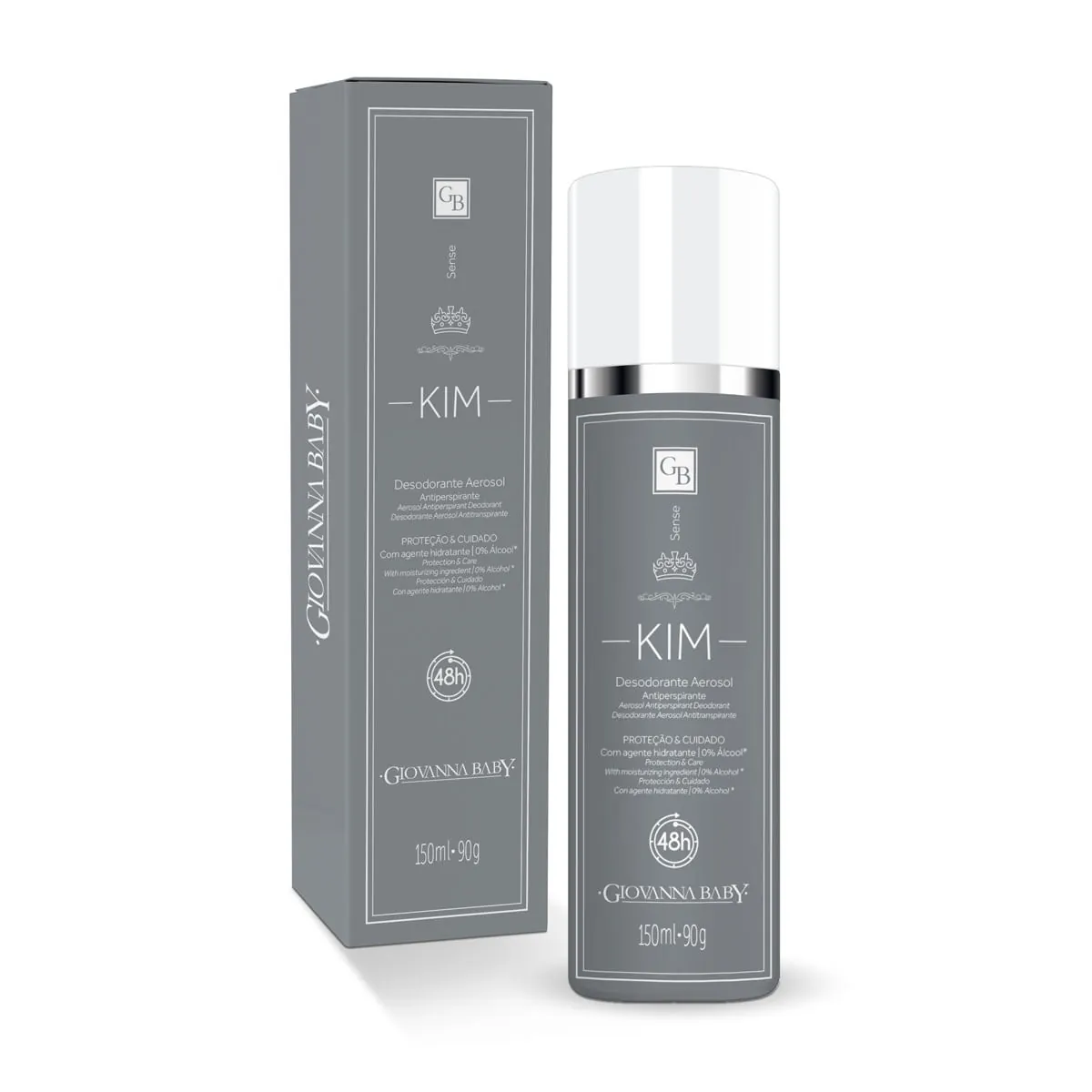 Desodorante Aerosol Giovanna Baby Kim 150ml