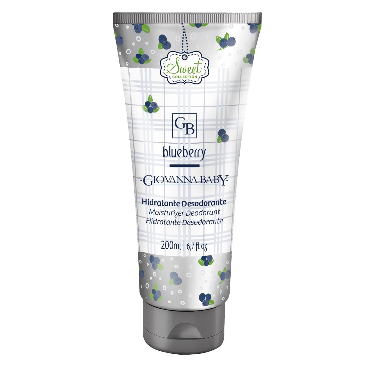 Loção Hidratante Desodorante Giovanna Baby Moments Blueberry 200ml