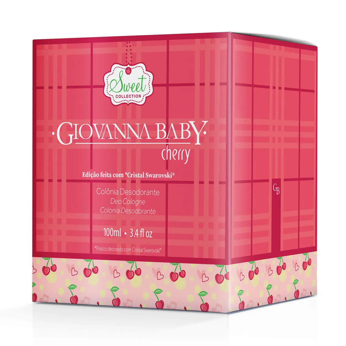Colônia Giovanna Baby Cherry Swarovski 100ml