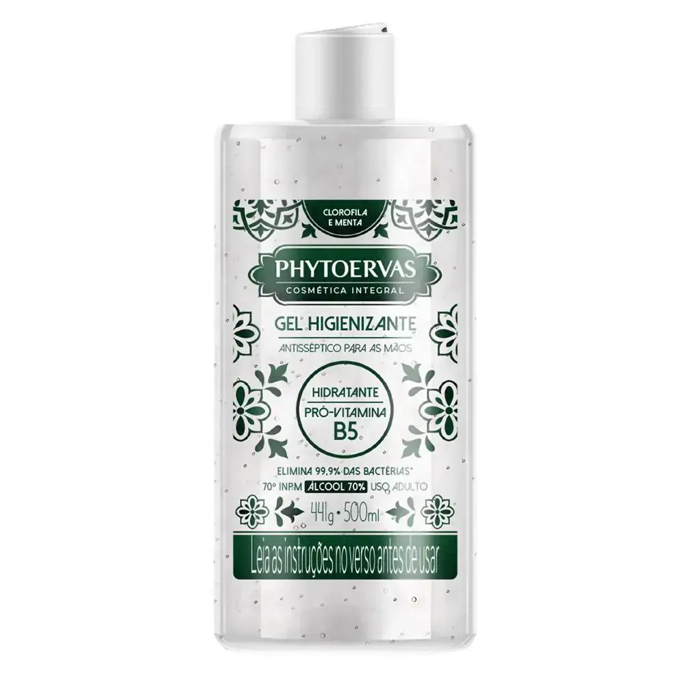 Phyto Gel Higie Clorofila E Menta 500ml