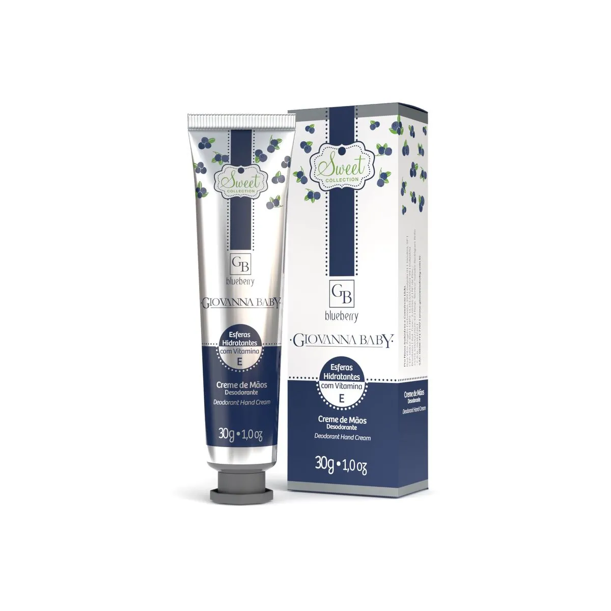 Creme para as Mãos Giovanna Baby Moments Blueberry 30g