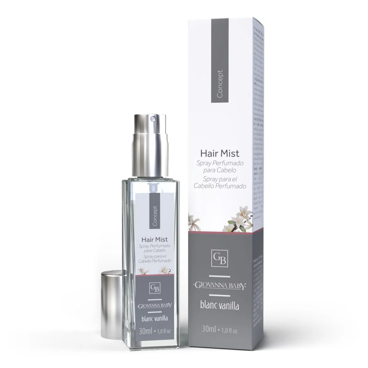 Spray Perfume para Cabelos Giovanna Baby Blanc Vanilla