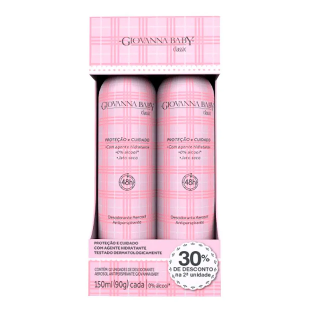 Giovanna Baby Pack Promoção 2 Aero Classic 30%