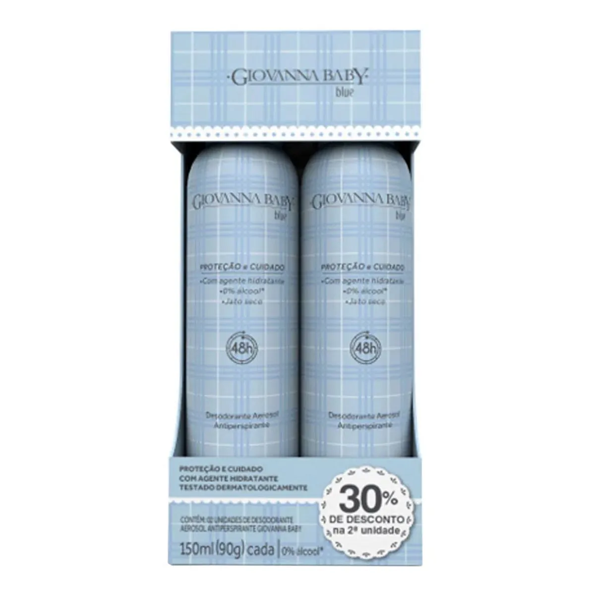 Giovanna Baby Pack Promoção 2 Aerosol Blue 30%