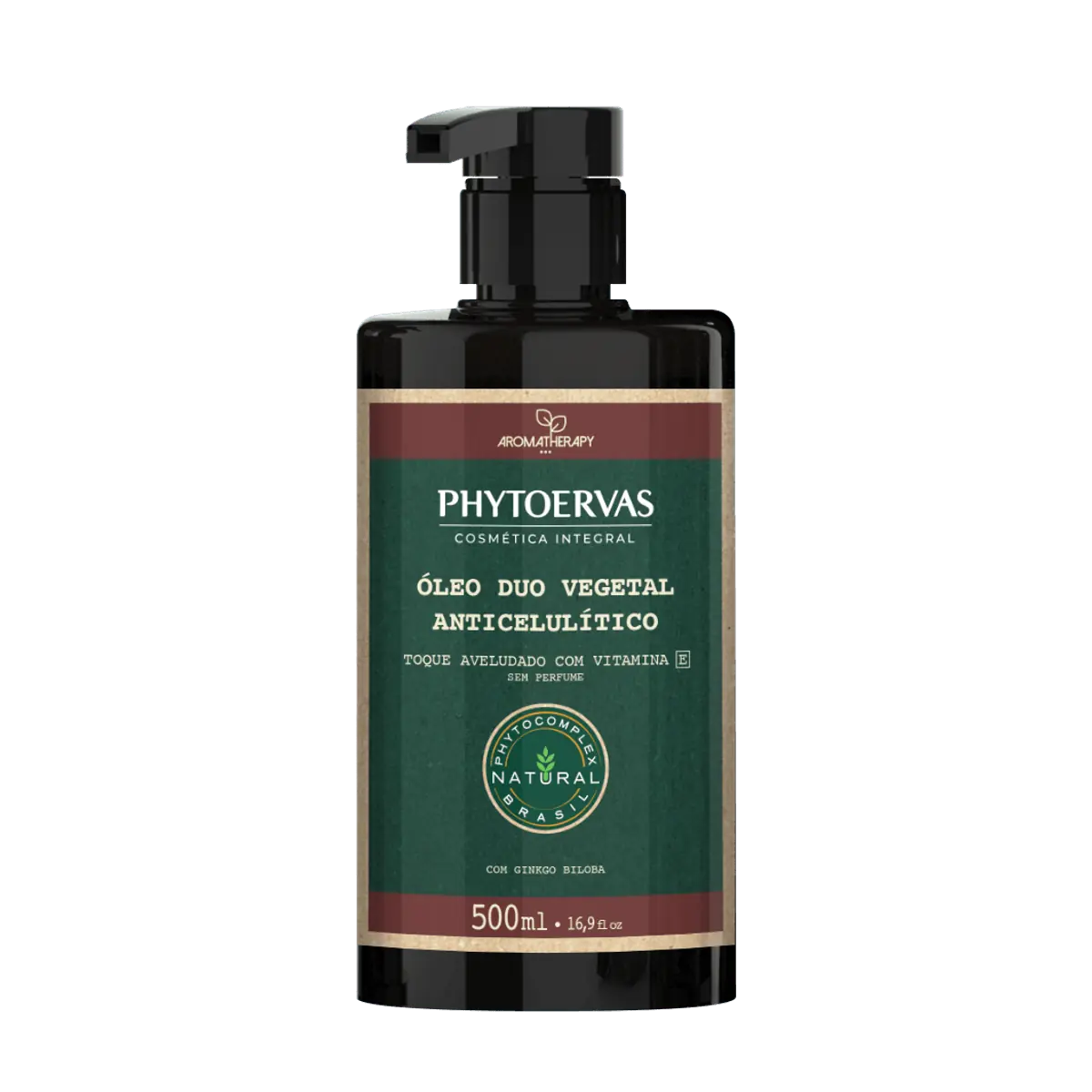 Óleo Duo Vegetal Anticelulítico com Vitamina- E Sem perfume 500 ml