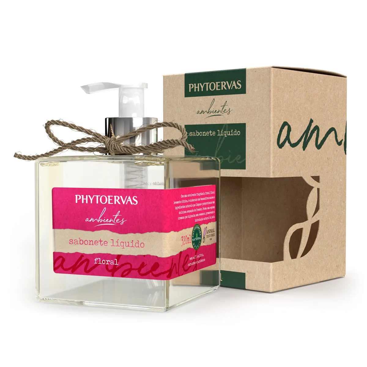 Sabonete Líquido Phytoervas Ambiente Floral 320ml