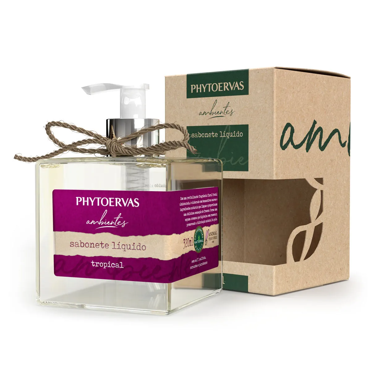 Sabonete Líquido Phytoervas Ambiente Tropical 320ml