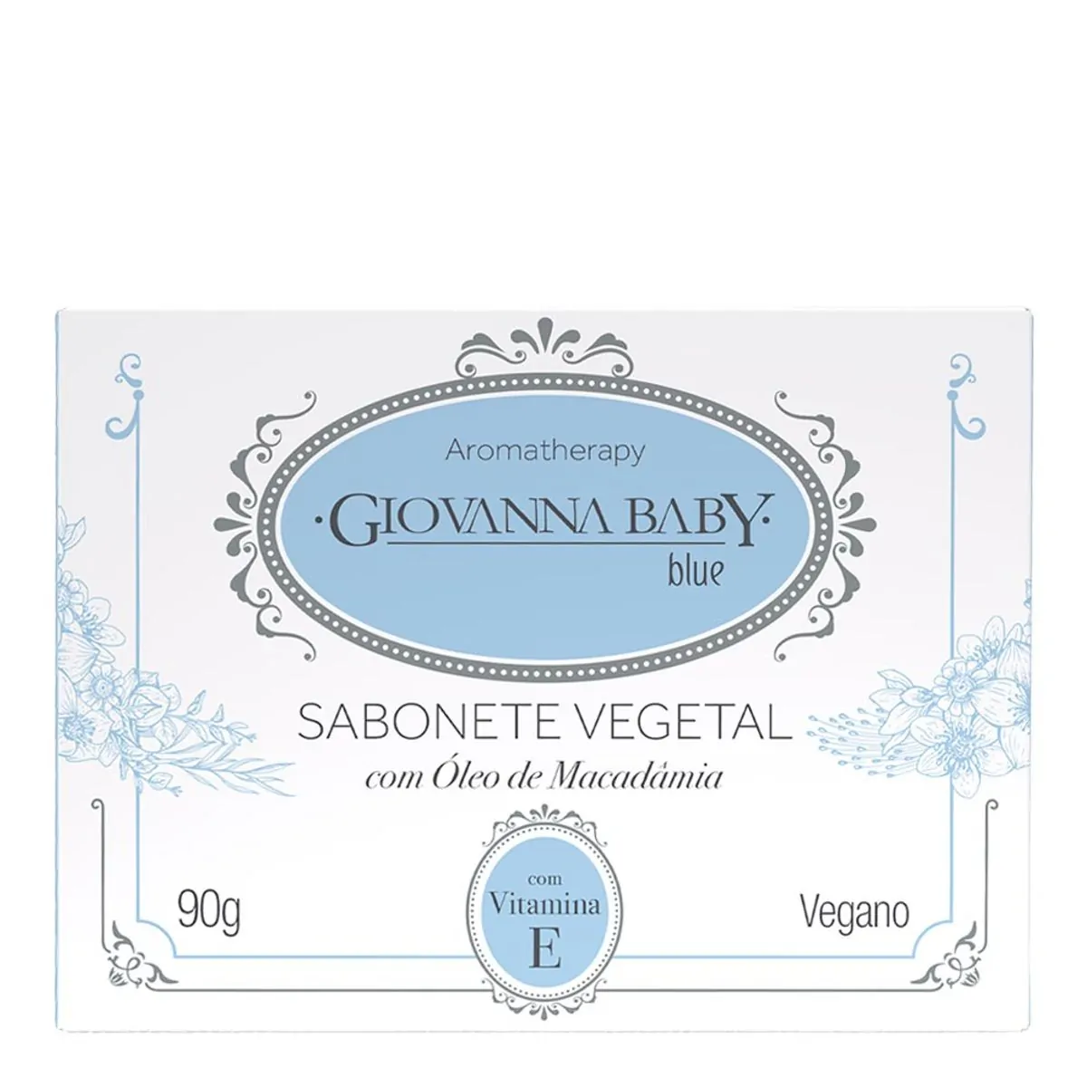 Sabonete Barra Vegetal Blue Giovanna Baby Aromatherapy Caixa 90g