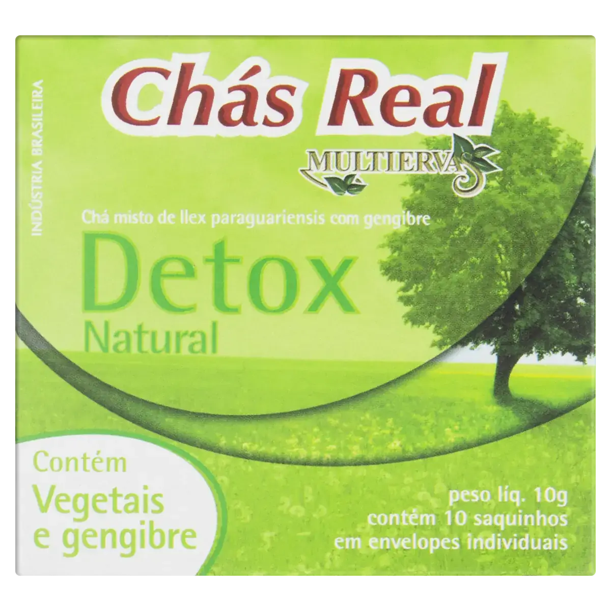 Chá Max Equilíbrio Vegetais E Gengibre Chás Real Caixa 10g 10 Unidades