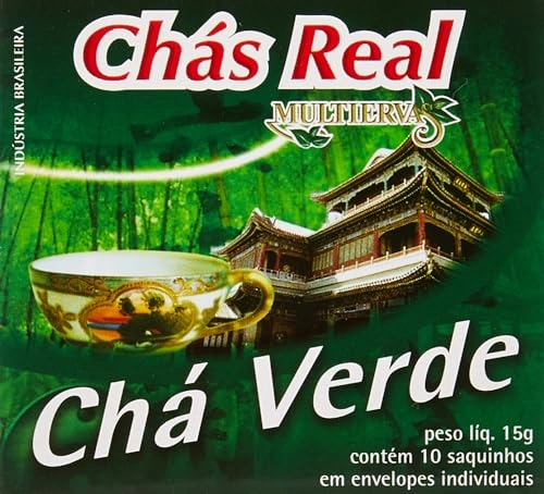 Chá Verde Chás Real Caixa 15g 10 Unidades