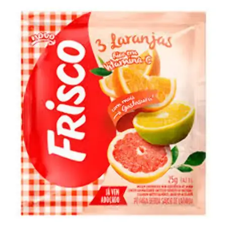 Refresco Po Frisco 25g 3 Laranjas