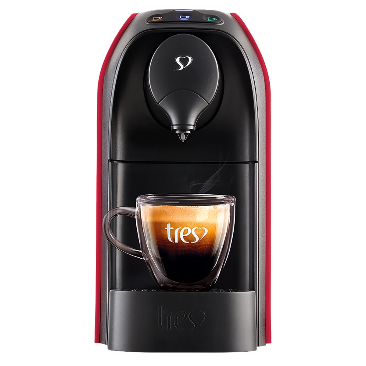 Máquina de Café Espresso Automática 3 CORAÇÕES Vermelho G5 Passione 110V