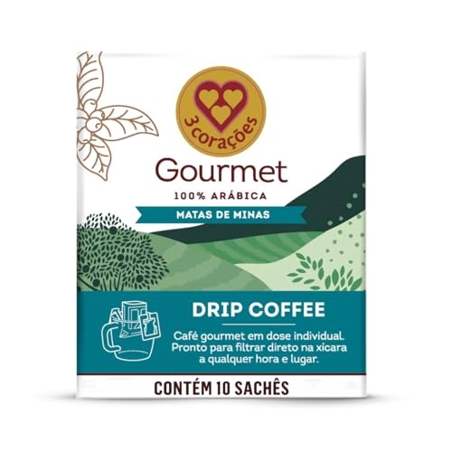 Café Em Sachê Drip Coffee Filtrado Matas De Minas 3 Corações Gourmet Caixa 10g