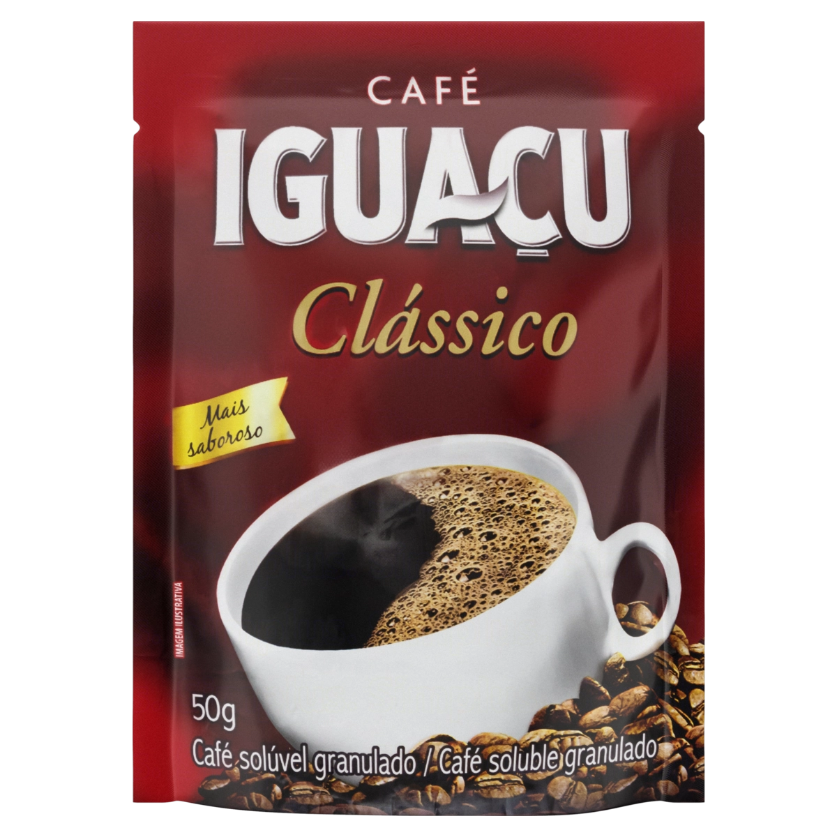 Café Solúvel Granulado Clássico Iguaçu Sachê 40g Refil