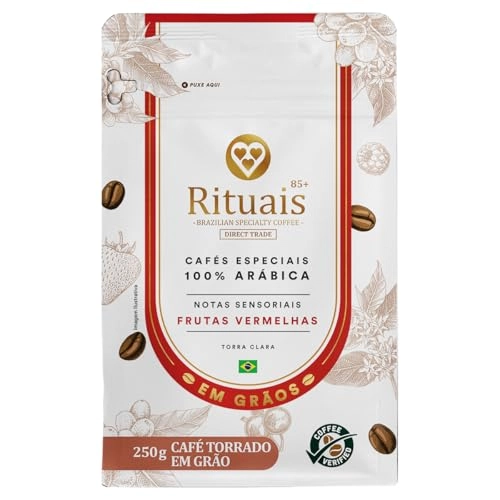 Café Torrado Em Grãos Frutas Vermelhas 3 Corações Rituais 85 Pouch 250g