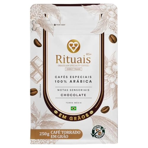 Café Torrado Em Grãos Chocolate 3 Corações Rituais 85 Pouch 250g