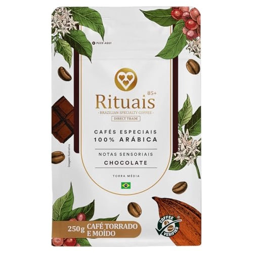 Café Torrado E Moído Chocolate 3 Corações Rituais 85 Pouch 250g