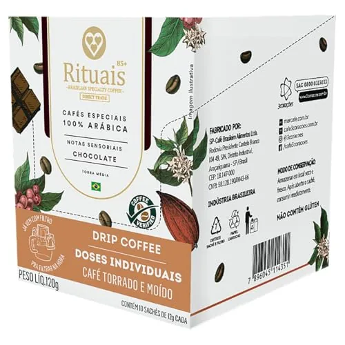 Cafe 3 Coracoes 120g Rituais Drip Chocolate