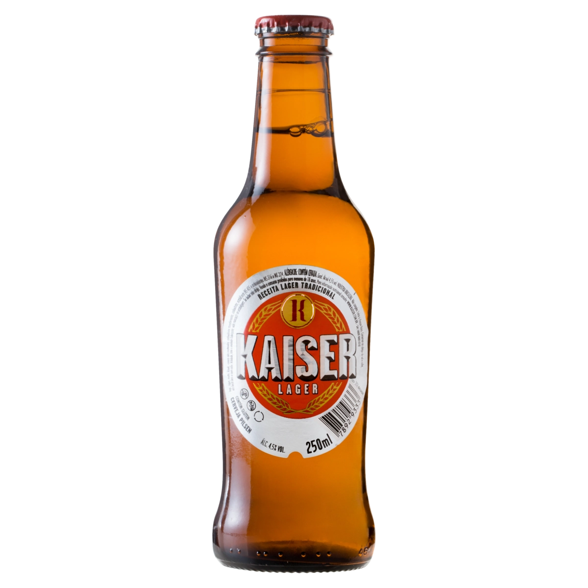 Cerveja Lager Kaiser Garrafa 250ml