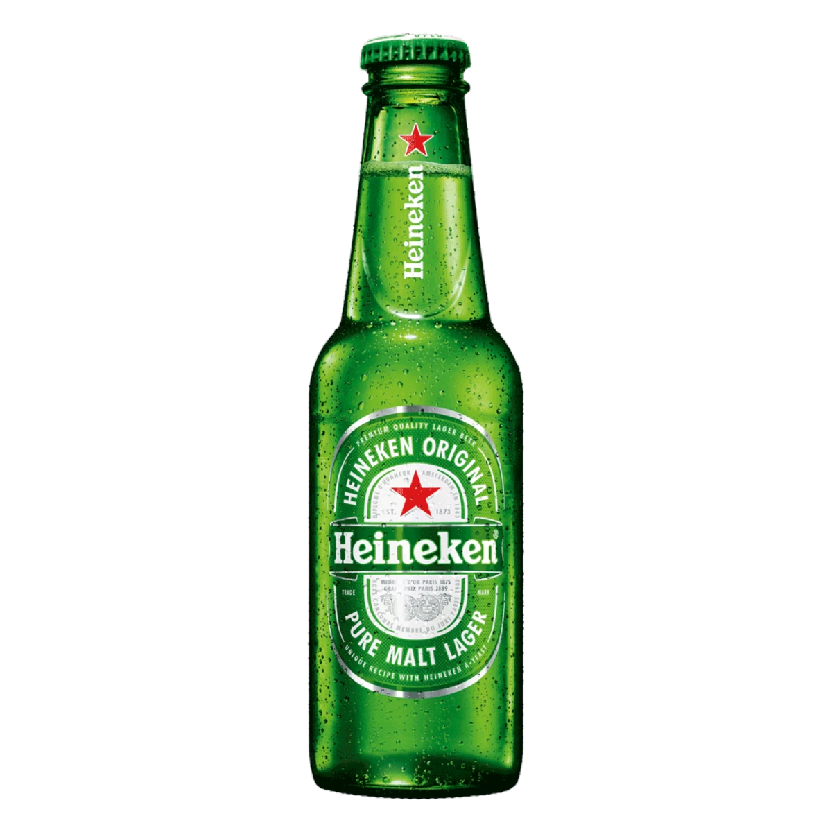 Cerveja Lager Premium Puro Malte Heineken Garrafa 250ml
