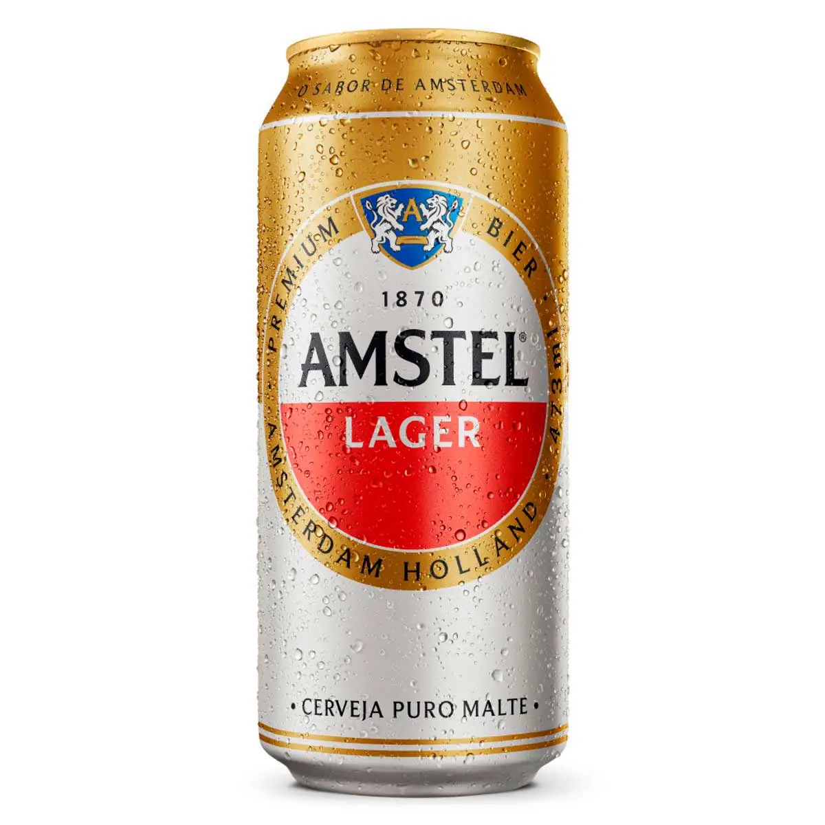 Cerveja Amstel Lager Lata 473ml