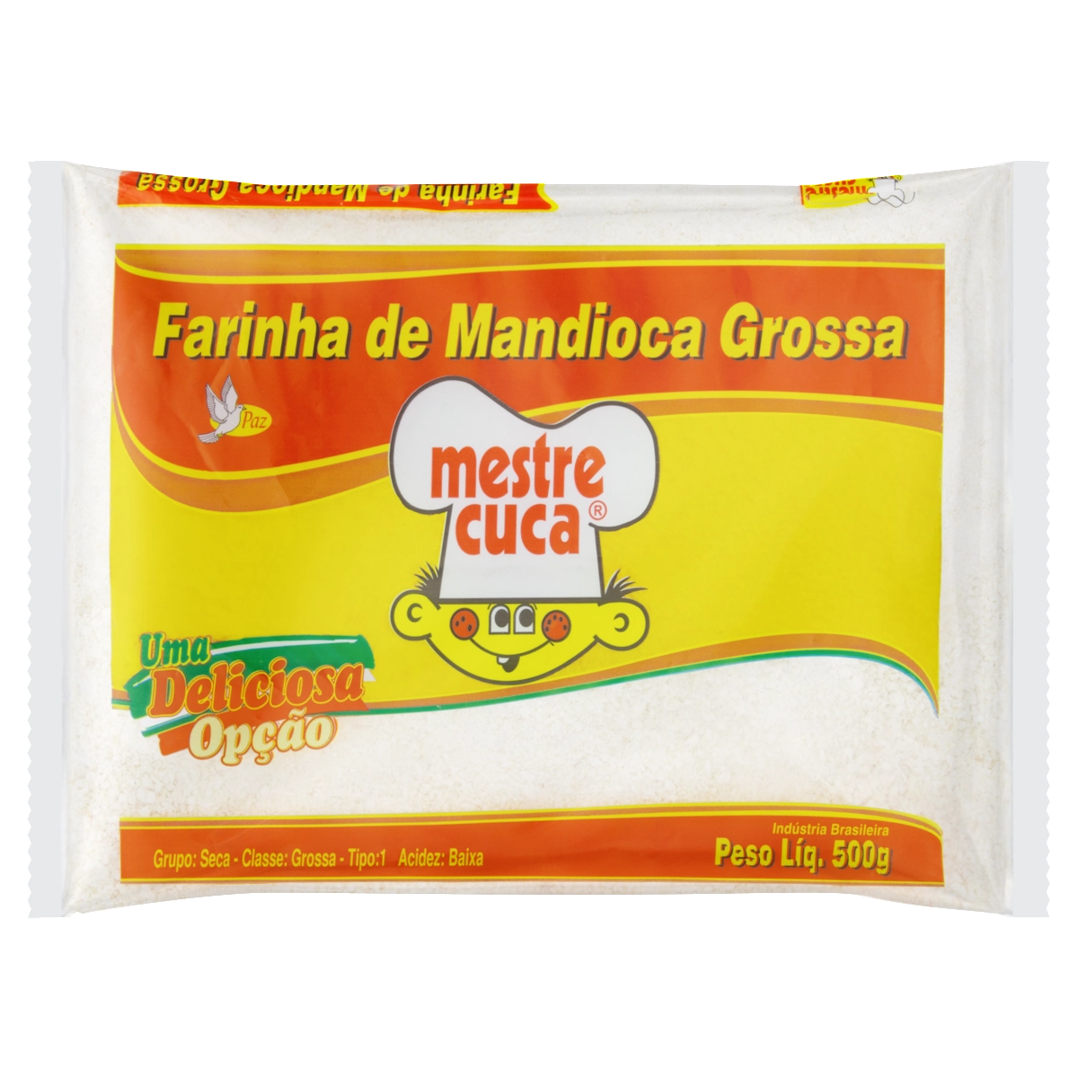 Farinha De Mandioca Tipo 1 Mestre Cuca Pacote 500g