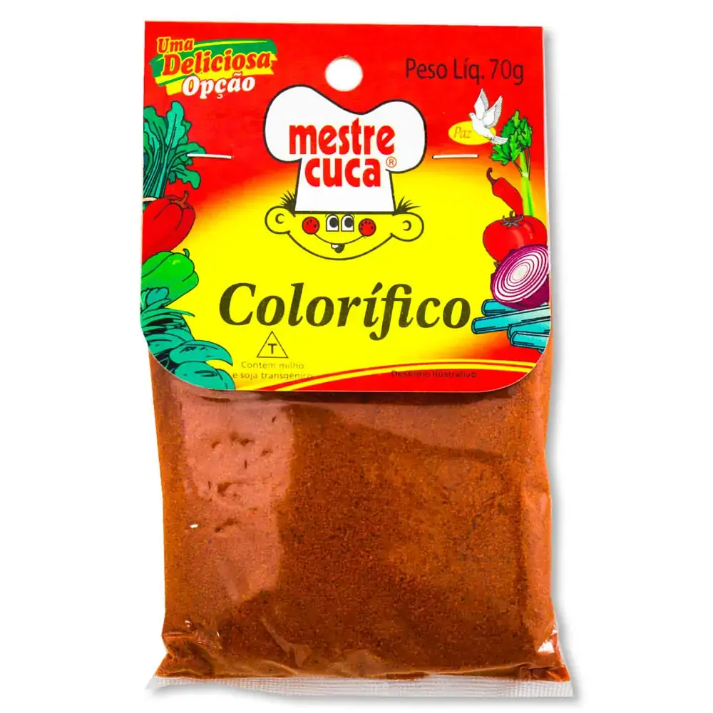 Colorífico Pó Mestre Cuca Pacote 70g