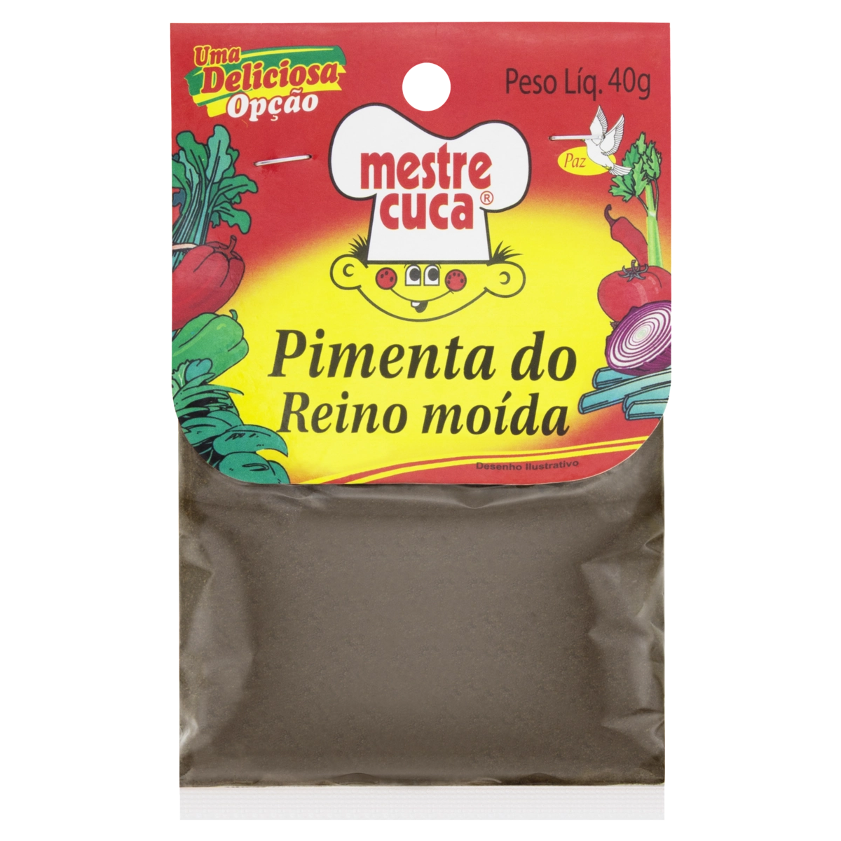 Pimenta Do Reino Moída Mestre Cuca Pacote 40g