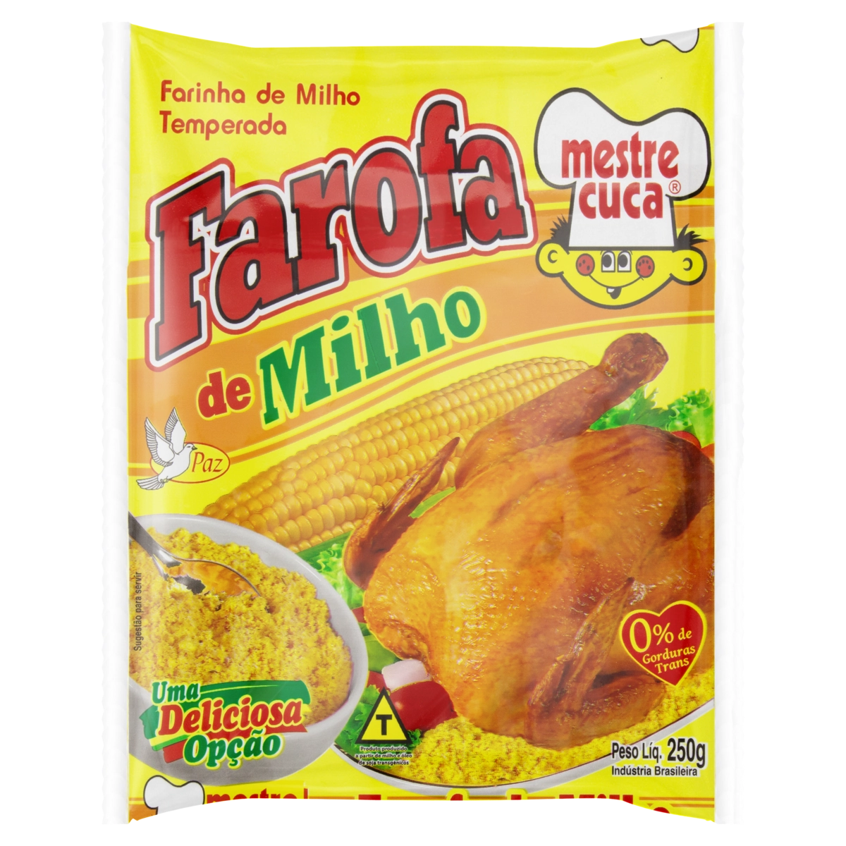 Farofa De Milho Mestre Cuca Pacote 250g