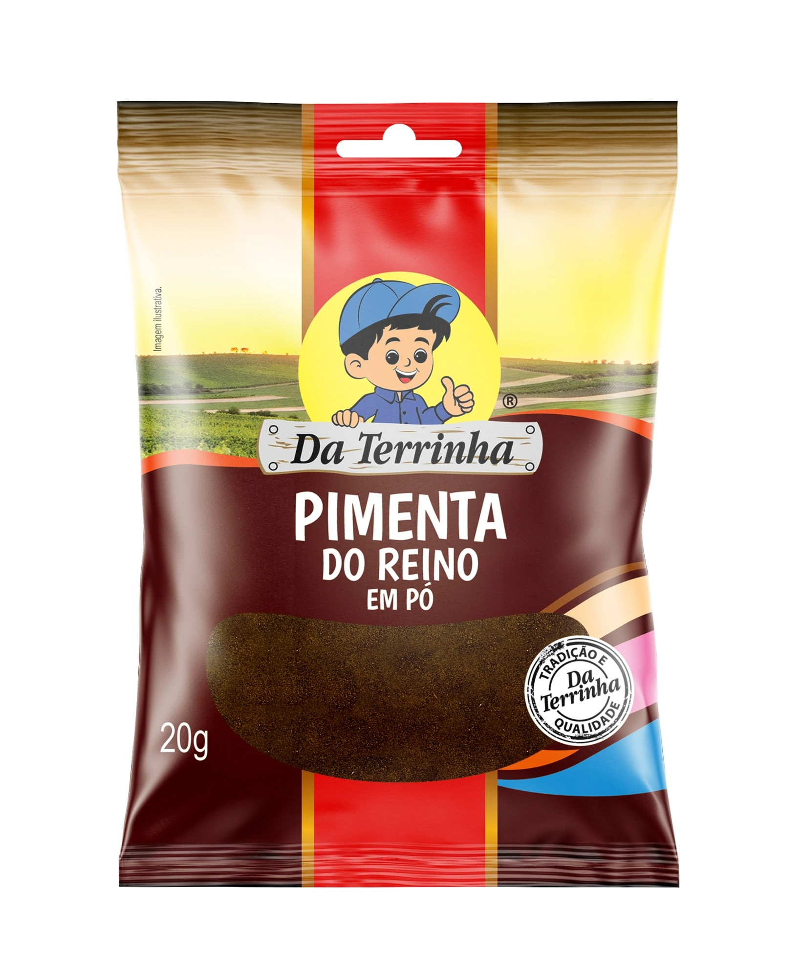 Pimenta Do Reino Em Pó Da Terrinha 20g