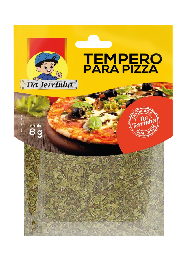 Tempero Para Pizza Da Terrinha 08g