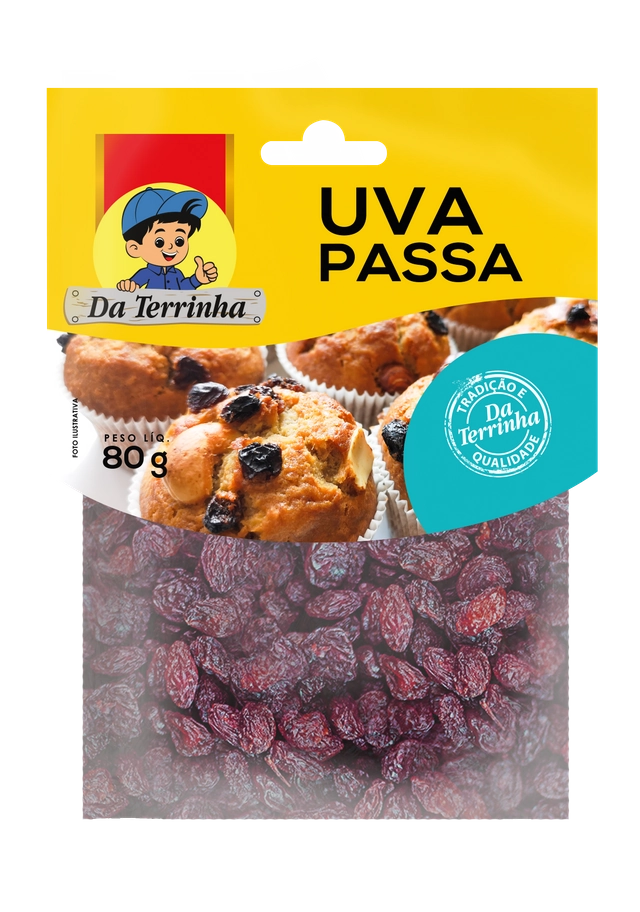 Uva Passa Da Terrinha 80g