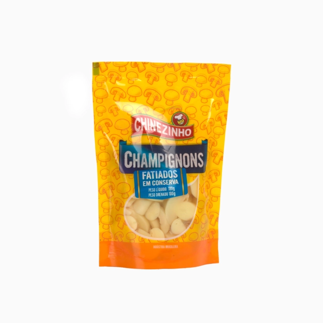 Cogumelo Champignon Fatiado Doy Pack Chinezinho 180g/ 100g Drenado