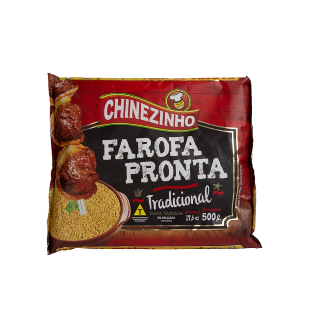 Farofa Pronta Temperada Chinezinho 500g