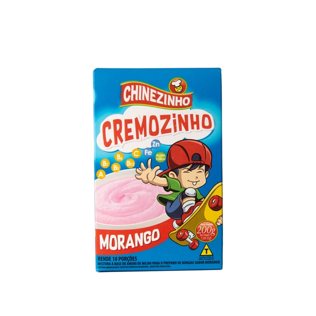 Cremozinho Sabor Morango Chinezinho 200g