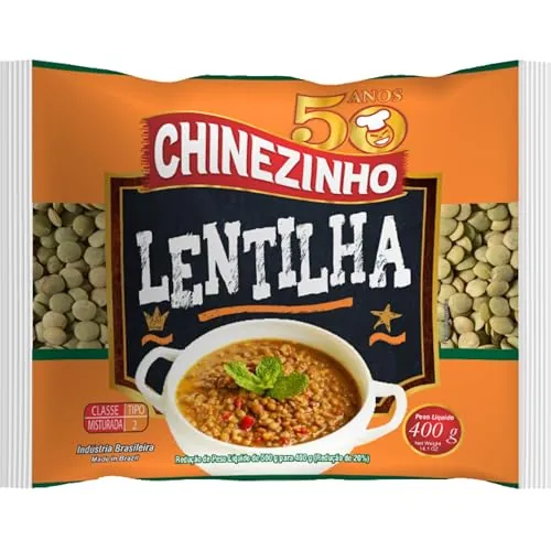 Lentilha Seca Chinezinho Pc 400g Tp2