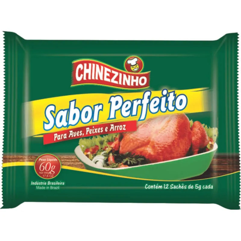 Tempero em Pó Chinezinho Sabor Perfeito Aves Sachê 50g