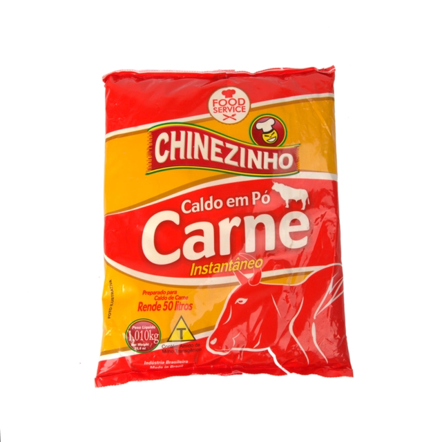 Caldo Em Pó Carne Instantâneo Chinezinho 1,010kg