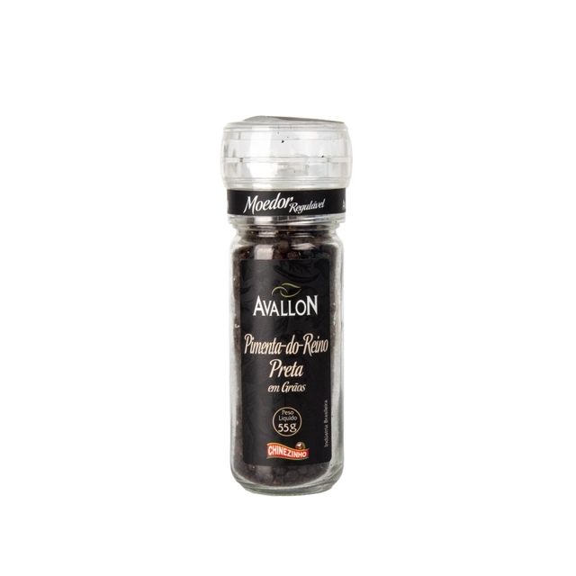 Pimenta Do Reino Preta Em Grãos Avallon 55g